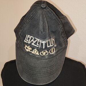 Vintage Led Zeppelin Black Cap 90s
